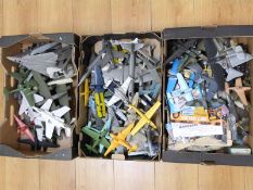 A large quantity of Airfix and similar kit built model aircraft