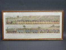 Travelling on The Liverpool and Manchester Railway 1931, limited edition print 443/750,