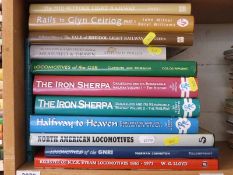 Twelve mainly narrow gauge & world railway books including Iron Sherpa, Ireland, Glyn Valley,