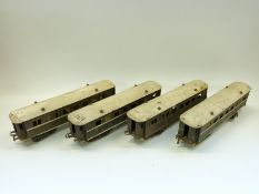 A set of four Hornby 0 gauge European carriages 'Compagnie Internationale Des Wagons-Lits Et Des