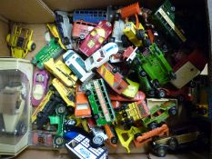 Approximately fifty Matchbox diecast model vehicles to include Superfast, King Size,