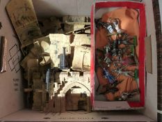 A large collection of Britains, Timpo, Lone Star and similar model soldiers,