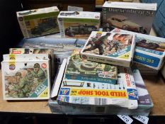 An Airfix German E boat plastic model kit,