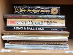Twenty two gun related books and magazines including ten first edition Stalking Magazines,