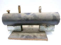 A copper boiler for testing steam engines,