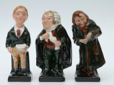 Three Royal Doulton Dickens figures
