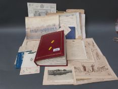 A quantity of WWI ephemera relating to Stanley H.