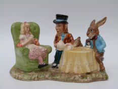 Beswick Mad Hatters Tea Party tableau