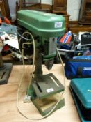 A bench pillar drill
