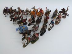 Twenty-two Del Prado and similar painted diecast model cavalry soldiers