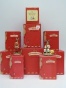 Royal Doulton Bunnykins figures including The Emperor, Randolf the Ringmaster, Father, Sir Lancelot,