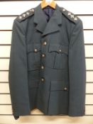 A Swiss police officer's tunic and cap