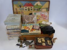 A collection of various children's games and jigsaws