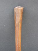 A 19th century African hardwood knobkerrie,