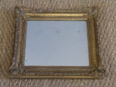 A 19thC gilt framed mirror,