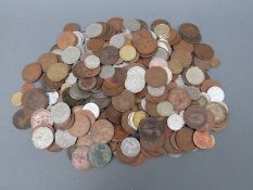 A quantity of UK and overseas sundry coinage