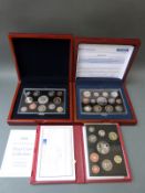 Two executive proof coin collections for 2006 and 2007,