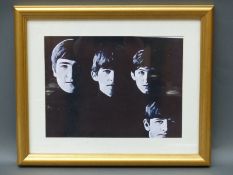 Mike Sergeant limited edition Beatles album cover print with letter verso