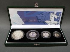 A 2001 silver proof cased Britannia Collection with certificate