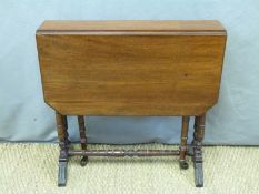 A mahogany Sutherland table,