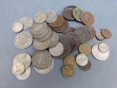 A collection of largely UK coinage to include 134g of pre 1947 silver, 29.