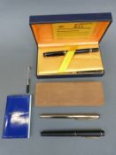 A boxed Waterman fountain pen with 18k gold nib,