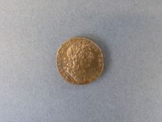A Georgian brass 1 Pistol coin weight
