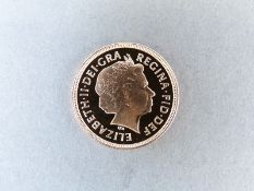 2002 proof gold full sovereign 2002 cased and certificated 00526