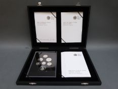 A 2008 Royal Mint Emblems of Britain silver proof coin collection with certificates (no 1188) in