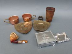 An 18th/19th century horn beaker,