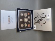 Royal Mint millennium brilliant uncirculated coin set with certificate