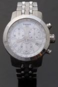 Tissot T-Sport PRC 200 chronograph wristwatch with date aperture,