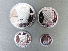 London Mint Office Queen Elizabeth II 90th Birthday Platinum Noble set comprising platinum one