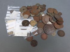 An amateur collection of approximately seventy 18th and 19th century overseas coinage includes some