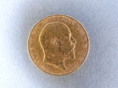A 1904 second reverse Edward VII Perth mint gold full sovereign