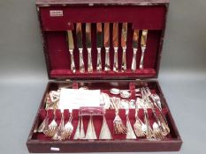 A canteen of John Stephenson silver plated cutlery