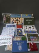 Over twenty various coin collections/sets including UK, Channel Islands,