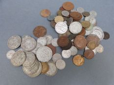 A small collection of coins, largely UK Victoria onwards,