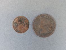 Charles I Irish Maltravers farthing, Bell mint mark 1634-1636,