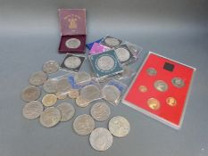 A collection of modern crowns, including 1951 Festival example,