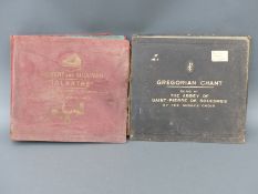 A collection of records including Gilbert & Sullivan,