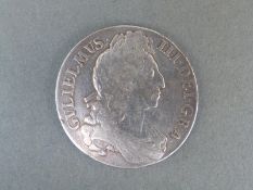 William III 1696 crown F