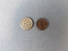 Model one eighth of a farthing,