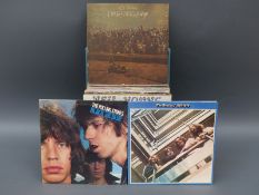 A case of approximately 50 LPs, mostly from the mid 70's includes Pink Floyd,