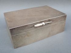 A WWII RAF interest engine turned cigarette case with 600 City of London Squadron 2-9-39 engraved