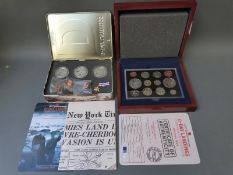 2005 Executive proof coin collection together with the 60th D Day Landings commemorative set,