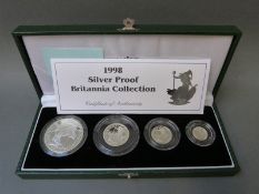1998 silver proof Britannia collection,