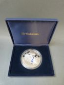 2004 cased 5oz silver commemorative Jersey ten pounds Crimea War 1854-2004