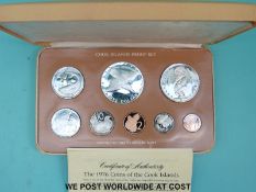 The 1976 Coins of the Cook Islands proof set