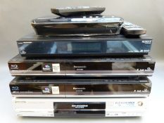 Panasonic DMR - E55 DVD video recorder, Sony DVP - 5335 CD/DVD player, Humax HDR 1000S,